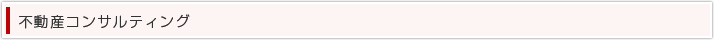 不動産コンサルティング